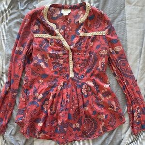 EUC Anthropologie Maeve Shirt